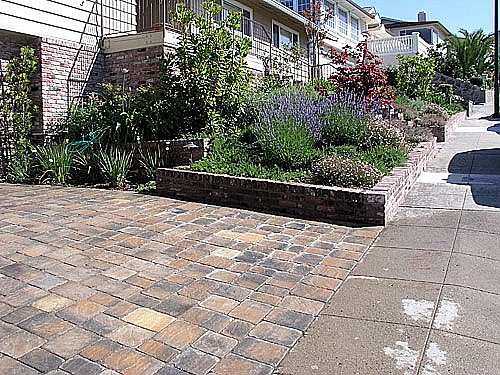 Pavers Unlike concrete, pavers have the ability to be removed and reassembled, should they be unsettled by an earthquake.