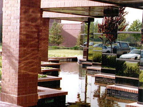 Water Feature This water here provides designers an interesting and exciting view as they contemplate their design solutions.